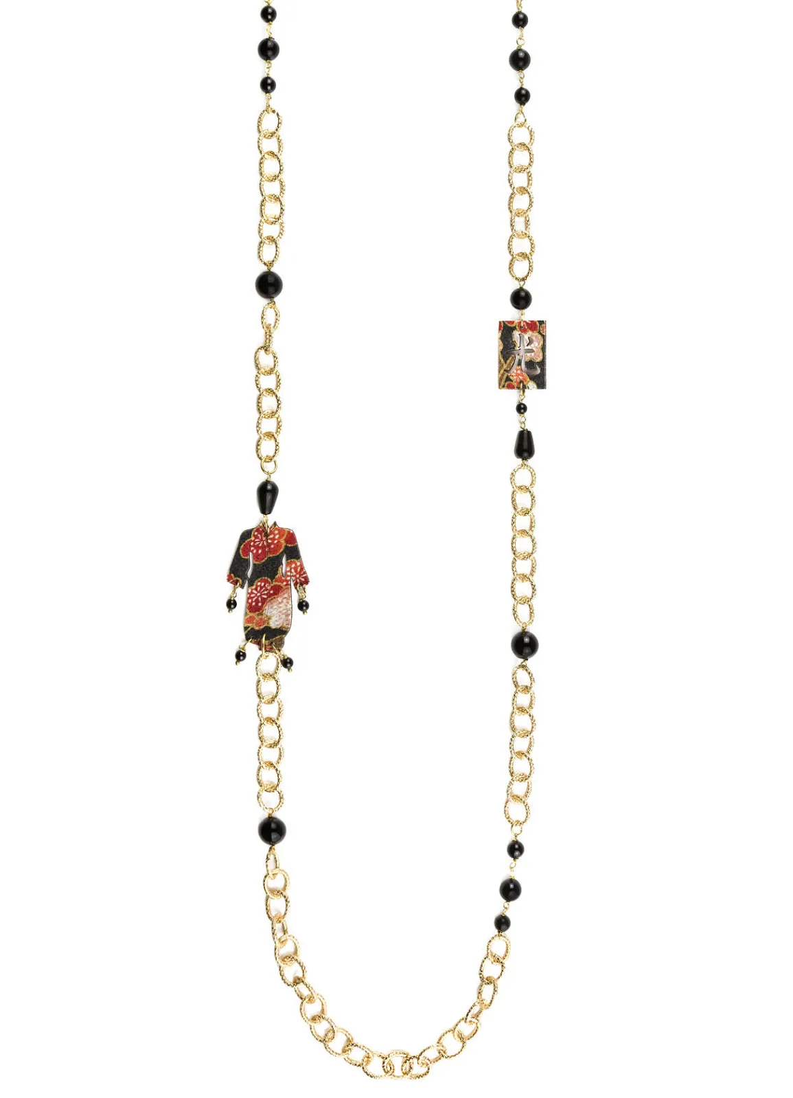 Lebole Maison Collana Lebolina Kimono Nero