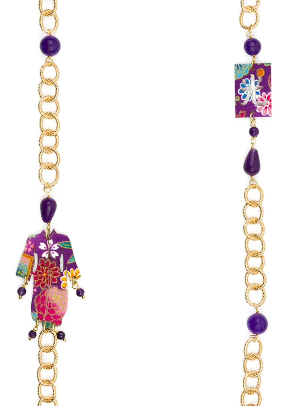 Lebole Maison Collana Lebolina Kimono Viola