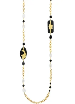 Lebole Maison Collana Lebolina Koi Plexi Nero