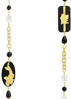 Lebole Maison Collana Lebolina Koi Plexi Nero