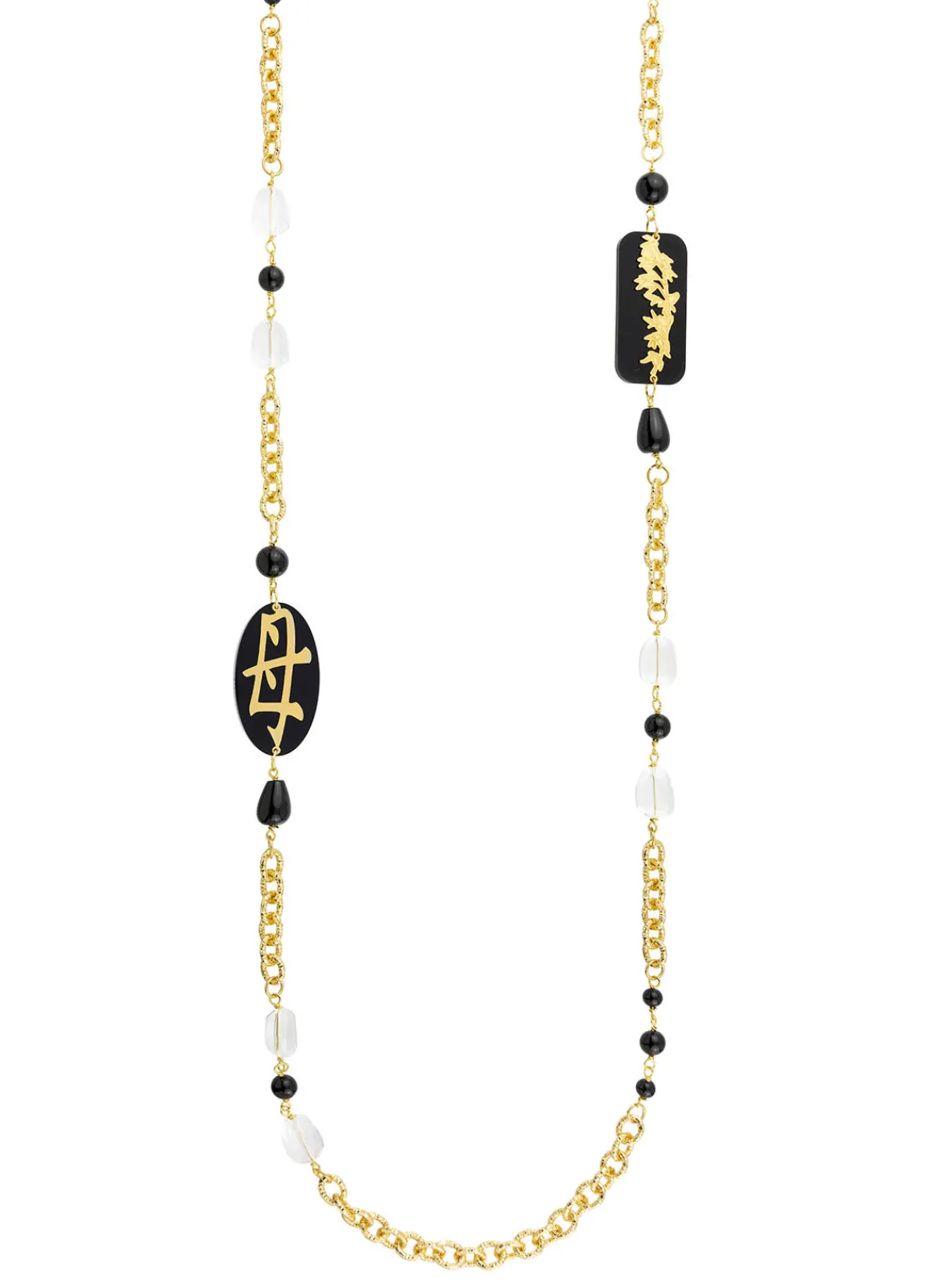Lebole Maison Collana Lebolina Mamma Plexi Nero