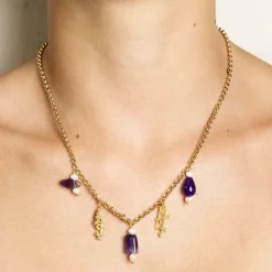 Lebole Maison Collana Mamma Elementi Viola