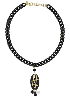Lebole Maison Collana Mamma Plexi Nero