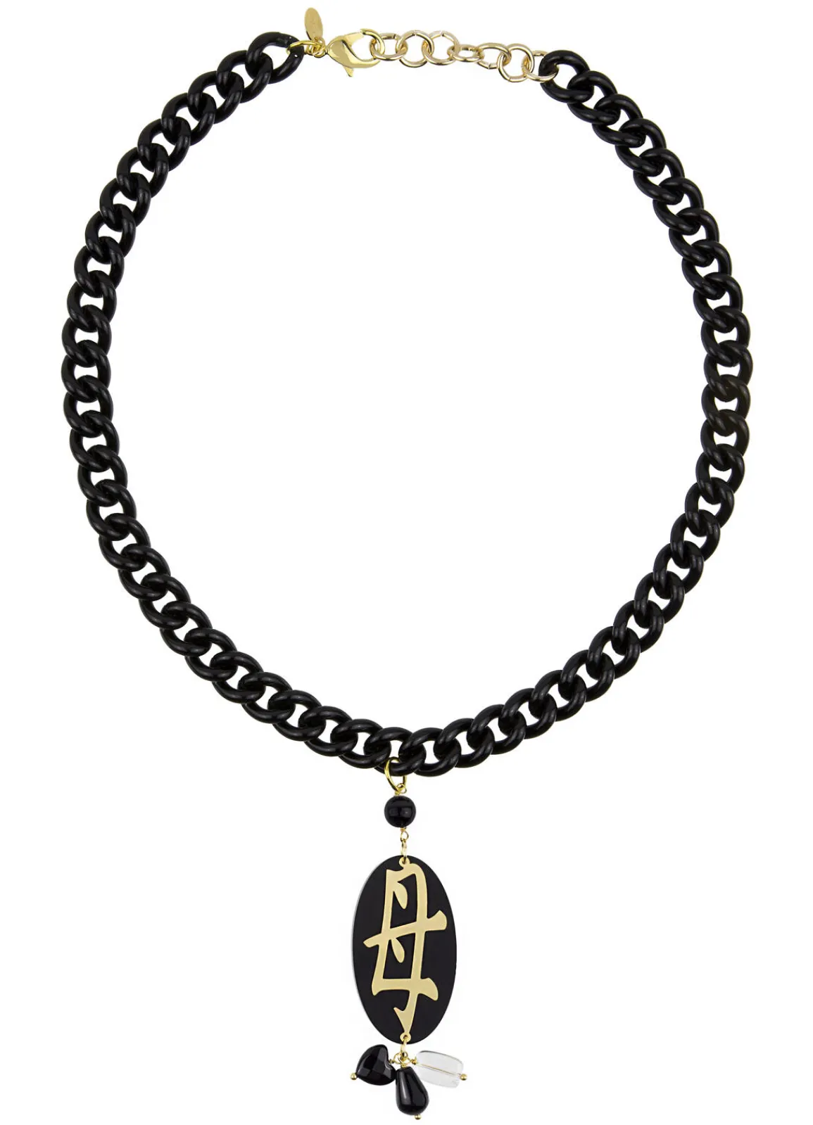 Lebole Maison Collana Mamma Plexi Nero