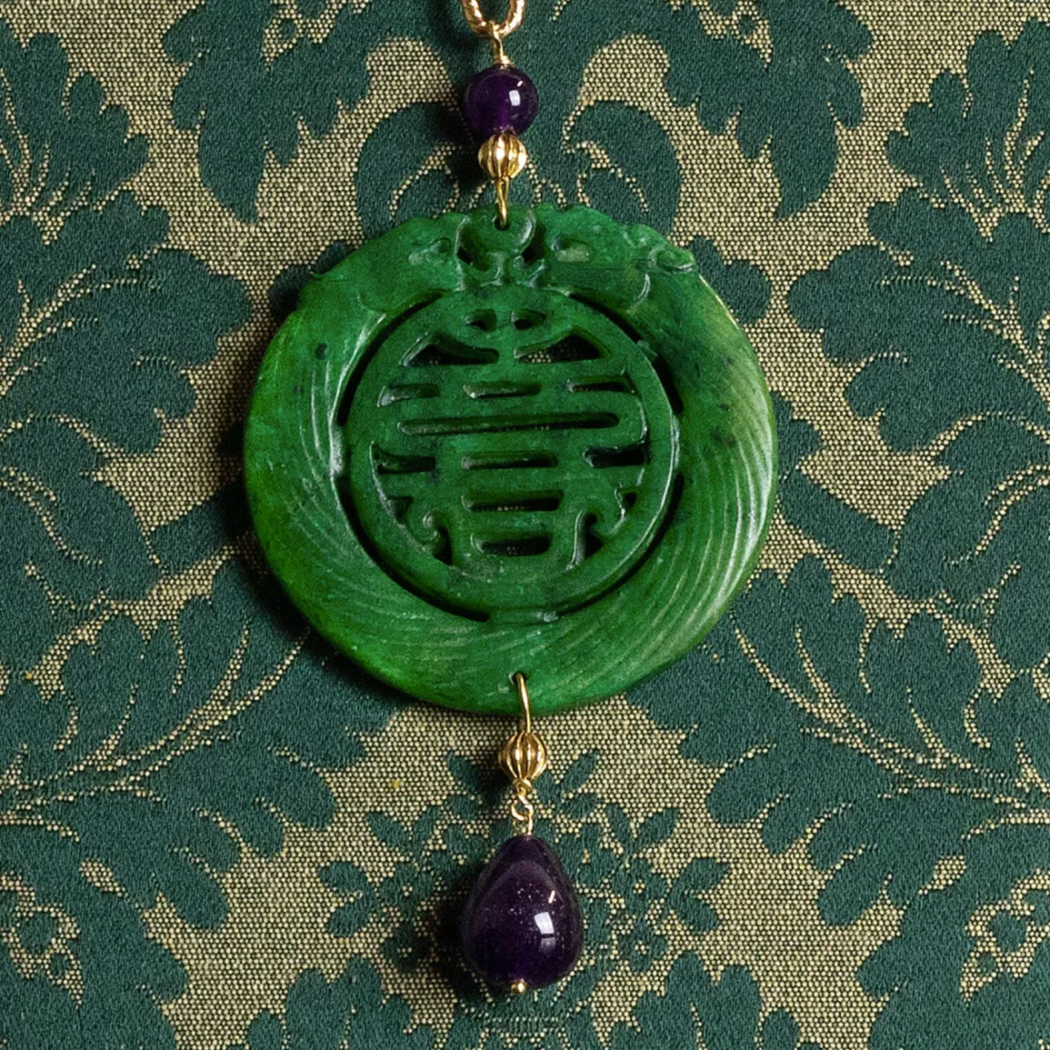 Lebole Maison Collana Solo Io Fiore Verde