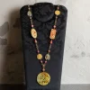 Lebole Maison Collana Solo Io Fiori Rosa Sfumato