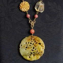 Lebole Maison Collana Solo Io Fiori Rosa Sfumato