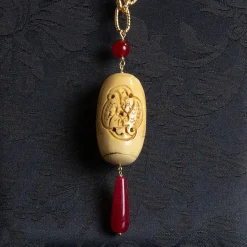 Lebole Maison Collana Solo Io Fiori Rubino