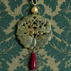 Lebole Maison Collana Solo Io Fiori Verde