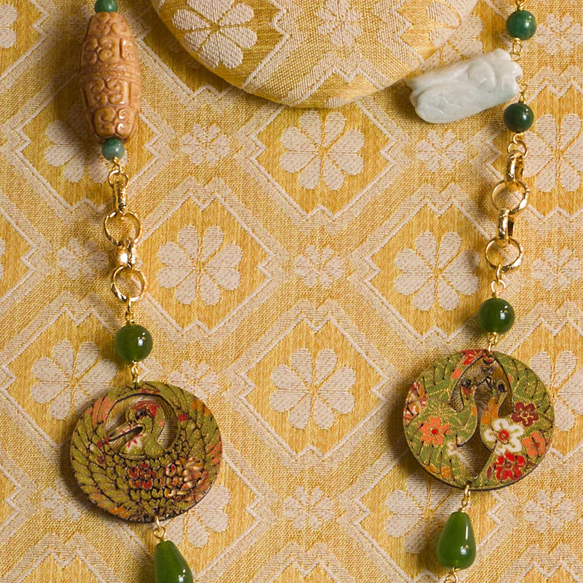 Lebole Maison Collana Solo Io Kamon Verde