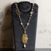 Lebole Maison Collana Solo Io Kanji Amicizia Plexi Filigrana Ovale