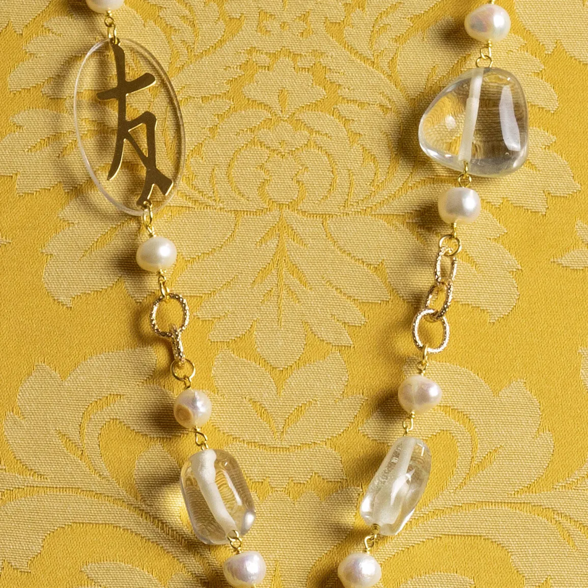 Lebole Maison Collana Solo Io Kanji Amicizia Plexi Corona