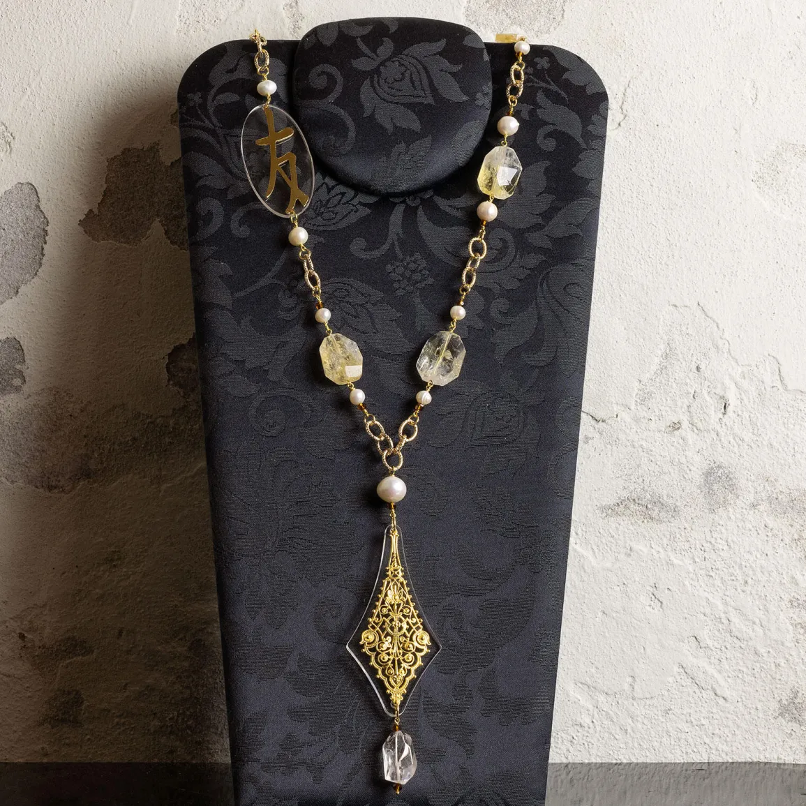 Lebole Maison Collana Solo Io Kanji Amicizia Plexi Trasparente