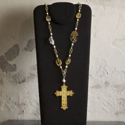 Lebole Maison Collana Solo Io Kanji Amore Plexi Croce