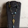 Lebole Maison Collana Solo Io Kanji Amore Plexi Azzurro
