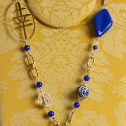 Lebole Maison Collana Solo Io Kanji Fortuna Plexi Corona