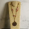 Lebole Maison Collana Solo Io Kimono Rosa Sfumato