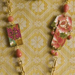 Lebole Maison Collana Solo Io Kimono Rosa Sfumato