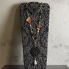 Lebole Maison Collana Solo Io Ventaglio Nero