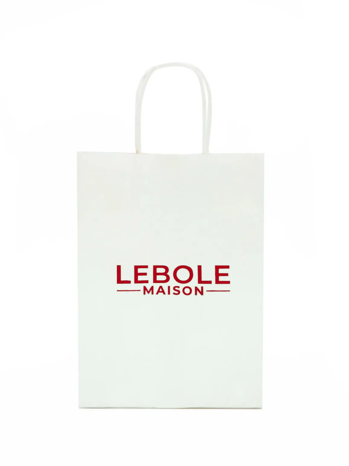 Lebole Maison Confezione Shopper Manici Rossa