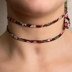 Lebole Maison Nastro Tessuto Fiore Bianco