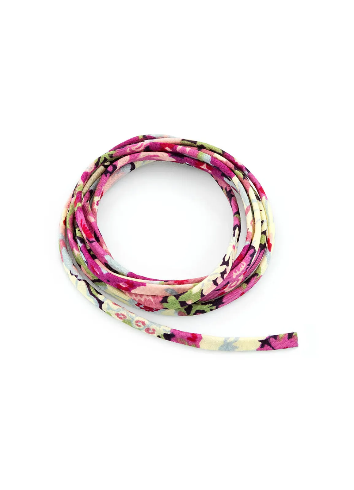 Lebole Maison Nastro Tessuto Fiore Fucsia E Nero