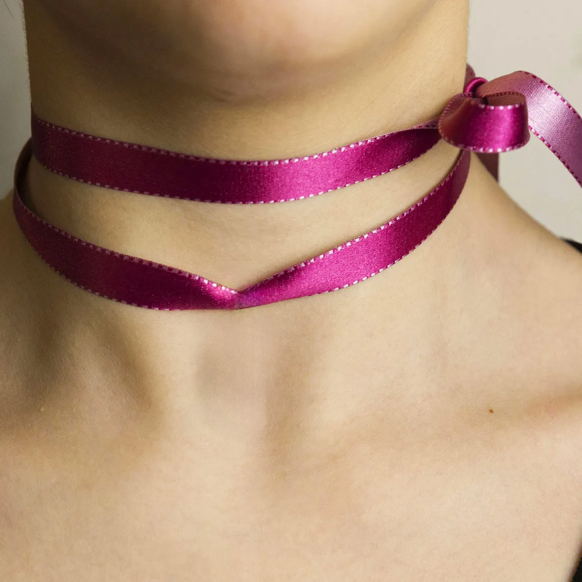 Lebole Maison Nastro Tessuto Fucsia