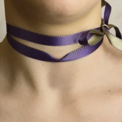 Lebole Maison Nastro Tessuto Viola