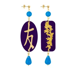 Lebole Maison Orecchini Amicizia Azzurro