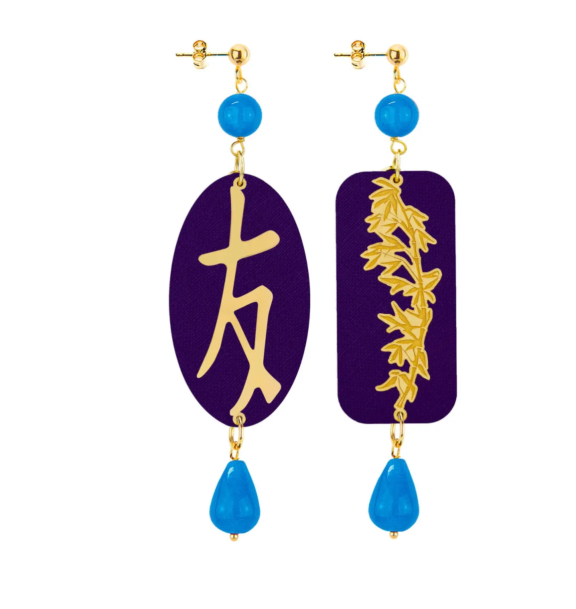 Lebole Maison Orecchini Amicizia Azzurro
