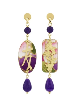 Lebole Maison Orecchini Amicizia Mini Viola