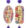 Lebole Maison Orecchini Amicizia Viola