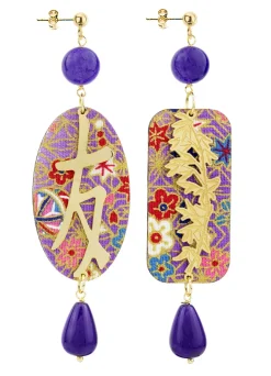 Lebole Maison Orecchini Amicizia Viola