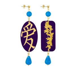 Lebole Maison Orecchini Amore Azzurro
