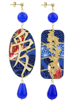 Lebole Maison Orecchini Amore Blu