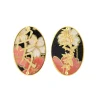 Lebole Maison Orecchini Amore Clips Ovale Nero