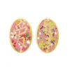 Lebole Maison Orecchini Amore Clips Ovale Rosa