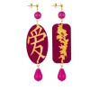 Lebole Maison Orecchini Amore Fucsia