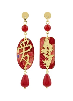 Lebole Maison Orecchini Amore Mini Rubino