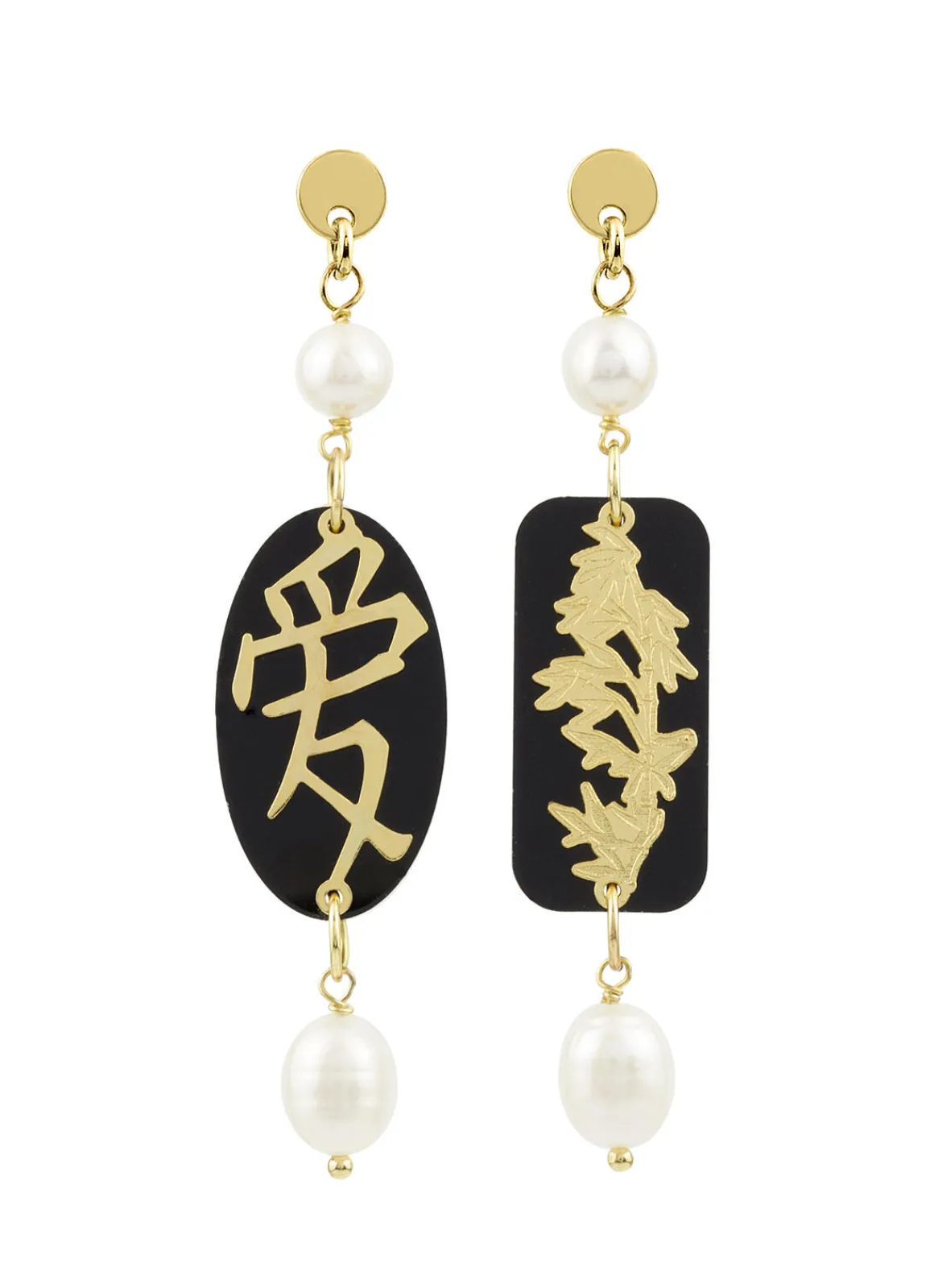 Lebole Maison Orecchini Amore Plexi Mini Nero