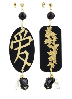 Lebole Maison Orecchini Amore Plexi Nero