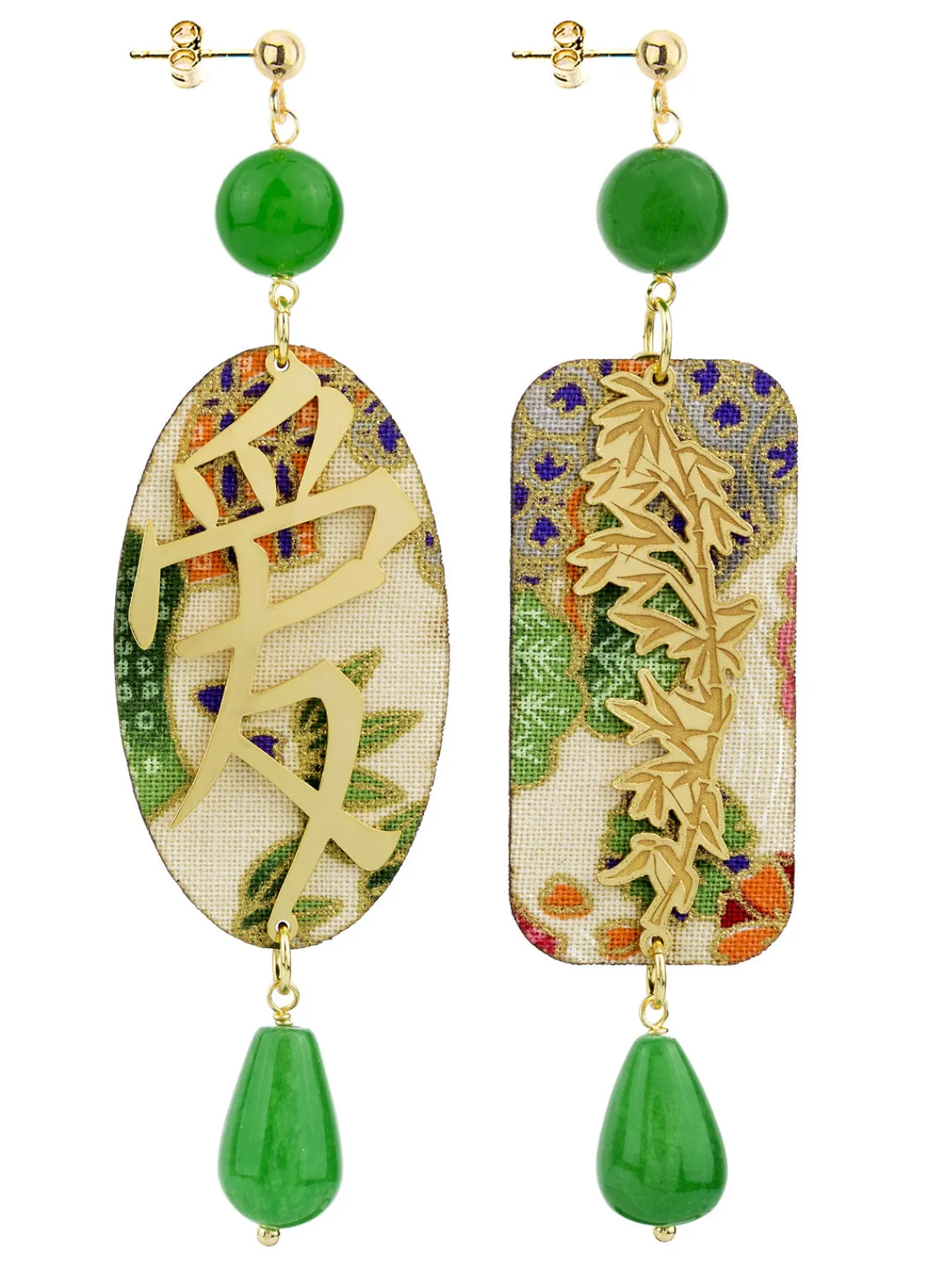 Lebole Maison Orecchini Amore Verde