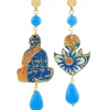 Lebole Maison Orecchini Buddha Mini Azzurro