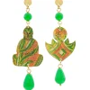 Lebole Maison Orecchini Buddha Mini Verde