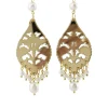 Lebole Maison Orecchini Chandelier Goccia Lunga Plexi Perla