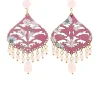 Lebole Maison Orecchini Chandelier Goccia Rosa