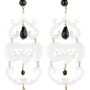 Lebole Maison Orecchini Chandelier Lungo Plexi Trasparente
