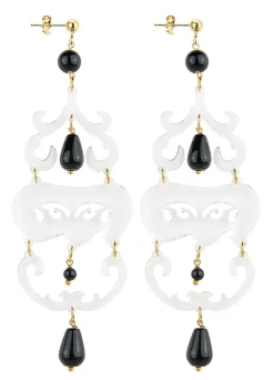 Lebole Maison Orecchini Chandelier Lungo Plexi Trasparente