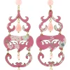 Lebole Maison Orecchini Chandelier Lungo Rosa