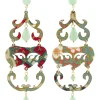 Lebole Maison Orecchini Chandelier Lungo Verde Giada